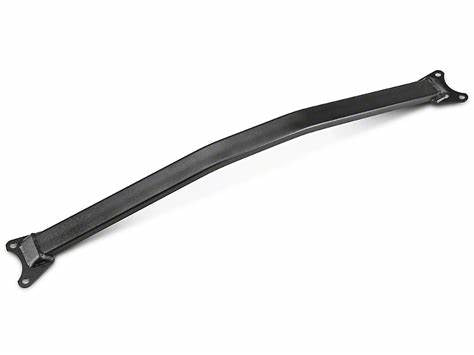 2005-2014 Mustang GT and 12-13 BOSS 302 BMR Tubular Strut Tower Brace; Black Hammertone