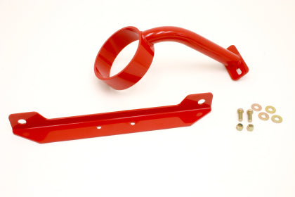 2005-2010 Mustang and 2011-2014 GT500 BMR Front Driveshaft Safety Loop (Red)