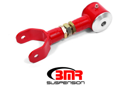 2011-2014 Mustang BMR On-Car Adjustable DOM Rear Upper Control Arm; Poly Bushings Red