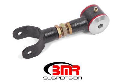 2011-2014 Mustang BMR On-Car Adjustable DOM Rear Upper Control Arm; Poly Bushings Black Hammertone
