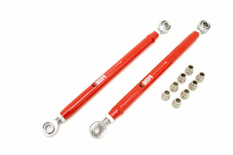 2005-2014 Mustang BMR Double Adjustable DOM Rear Lower Control Arms Red