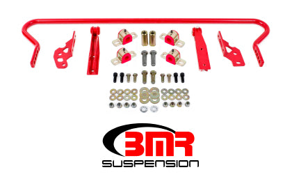 2005-2014 Mustang BMR Adjustable Rear Sway Bar with Fabricated End Link Red