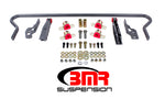 2005-2014 Mustang BMR Adjustable Rear Sway Bar with Fabricated End Links; Black Hammertone