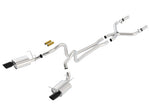 2011-2012 Mustang GT Borla ATAK Cat-Back Exhaust with Black Chrome Tips