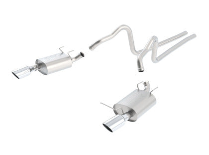 2011-2014 Mustang V6 Borla ATAK Cat-Back Exhaust with Polished Tips