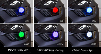 2015-2017 Mustang Diode Dynamics Multicolor Demon Eye Kit