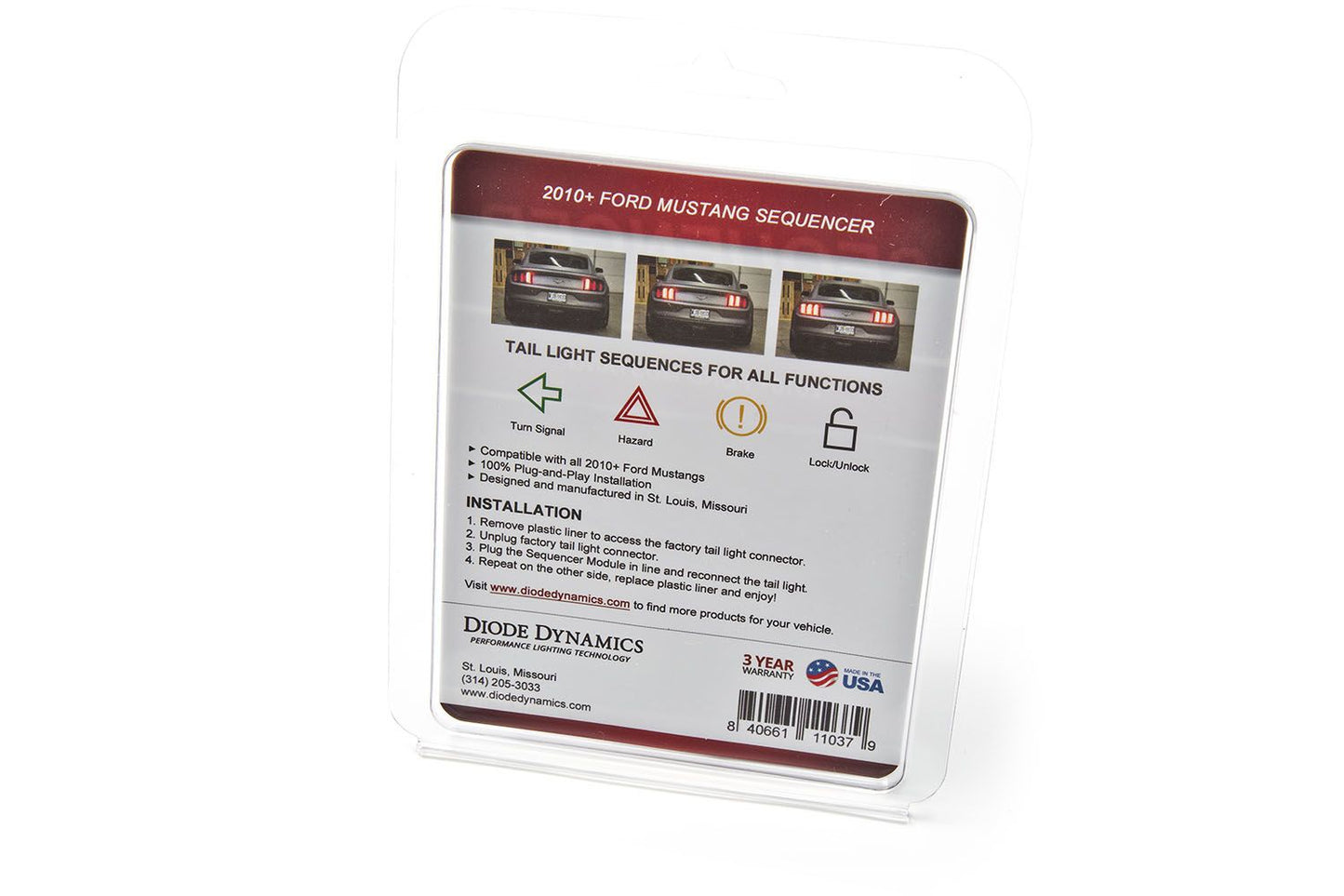 2010-2023 Mustang Diode Dynamics Taillight Sequence Pair