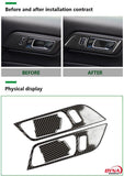 2015-2021 Mustang DynaCarbon™️ Carbon Fiber Door Non Memory Seat Handle Trim Kit