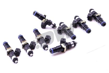 2003-2004 Mustang Cobra; 2005-2025 Mustang GT, Dark Horse; 2015-2020 Mustang GT350; Mustang GT500 DeatschWerks EV14 DV2 Fuel Injectors 1500cc