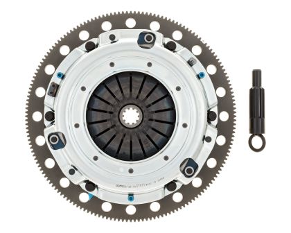 1996-2010 Mustang GT Exedy Stage 4 Twin Disc Organic Clutch Kit with 6-Bolt Flywheel 10 Spline