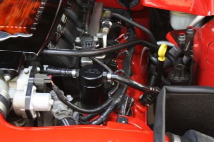 2005-2010 Mustang GT J&L 3.0 Black Oil Separator (Driver Side)