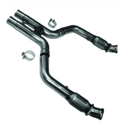 2011-2014 Mustang GT w/ Long Tube Headers Kooks 3-Inch Catted H-Pipe