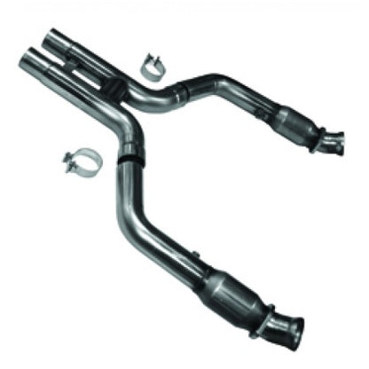 2011-2014 Mustang GT w/ Long Tube Headers Kooks 3-Inch Catted H-Pipe