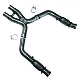 2011-2014 Mustang GT w/ Long Tube Headers Kooks High Flow Catted X-Pipe