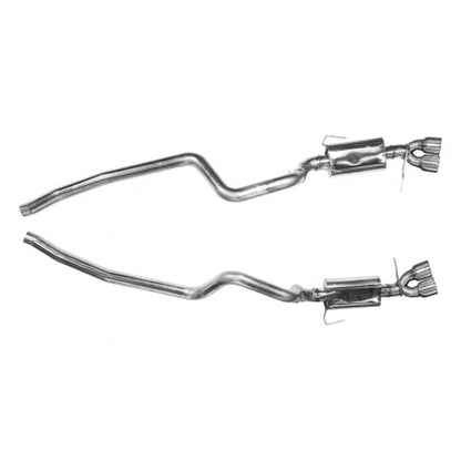 2013-2014 Mustang GT500 Kooks 3-Inch Cat-Back Exhaust with Polished Tips