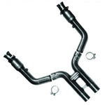 2011-2014 Mustang GT w/ Long Tube Headers Kooks 3-Inch Catted H-Pipe