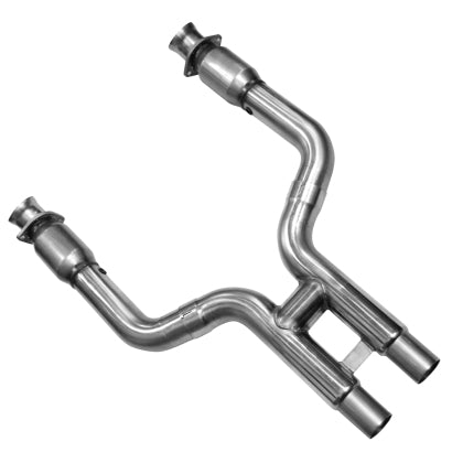 2007-2010 Mustang GT500 w/ Long Tube Headers Kooks 3-Inch x 2.50-Inch Catted H-Pipe