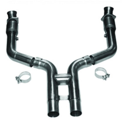 2011-2014 Mustang GT w/ Long Tube Headers Kooks 3-Inch Catted H-Pipe