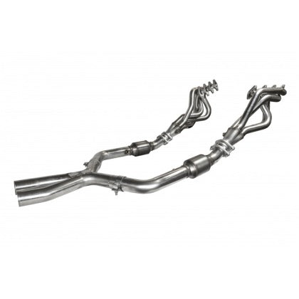 2005-2010 Mustang GT w/ Manual Transmission Kooks 1-5/8-Inch Long Tube Headers with Catted X-Pipe