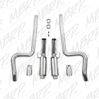 2011-2012 GT500 MBRP 3-Inch Pro Series Cat-Back Exhaust Race Version