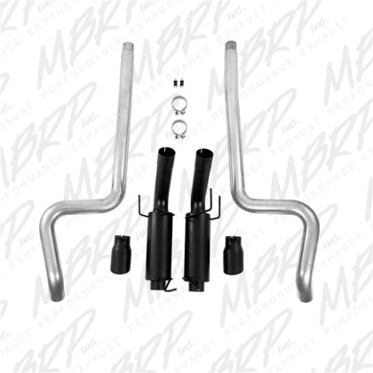 2011-2014 Mustang GT MBRP Black Series Cat-Back Exhaust Race Version