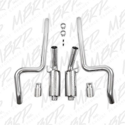2011-2014 Mustang GT and 2011-2012 Mustang GT500 MBRP XP Series Cat-Back Exhaust; Street Version