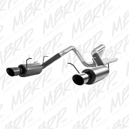 2011-2014 Mustang GT MBRP Black Series Cat-Back Exhaust Street Version