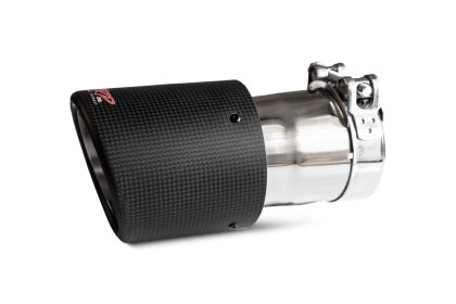 1987-2021 Mustang w/ 3in Dual Exhaust MBRP 4.50-Inch Carbon Fiber Exhaust Tip 3-Inch Connection
