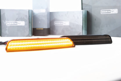 2010-2014 Mustang Morimoto XB LED FRONT Side Marker Lights; Smoked