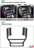 2015-2021 Mustang DynaCarbon™️ Carbon Fiber LHD Full Multimedia Console Frame Trim Overlay