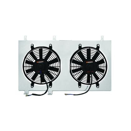 1979-1993 Mustang 5.0L Mishimoto Dual High Flow 12-Inch Fans with Aluminum Shroud