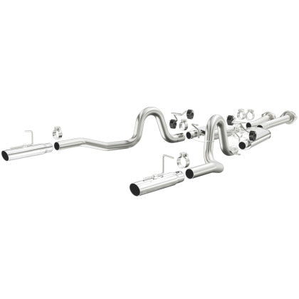 1986 Mustang GT 1986-1993 LX and 1993 Cobra Magnaflow Street Series Cat-Back Exhaust with Polished Tips