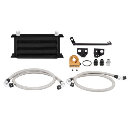 2015-2023 Mustang EcoBoost Mishimoto Black Thermostatic Oil Cooler Kit