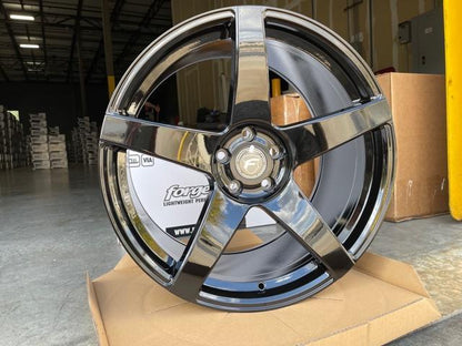 2005-2025 Mustang Forgestar Gloss Black CF5 20x9