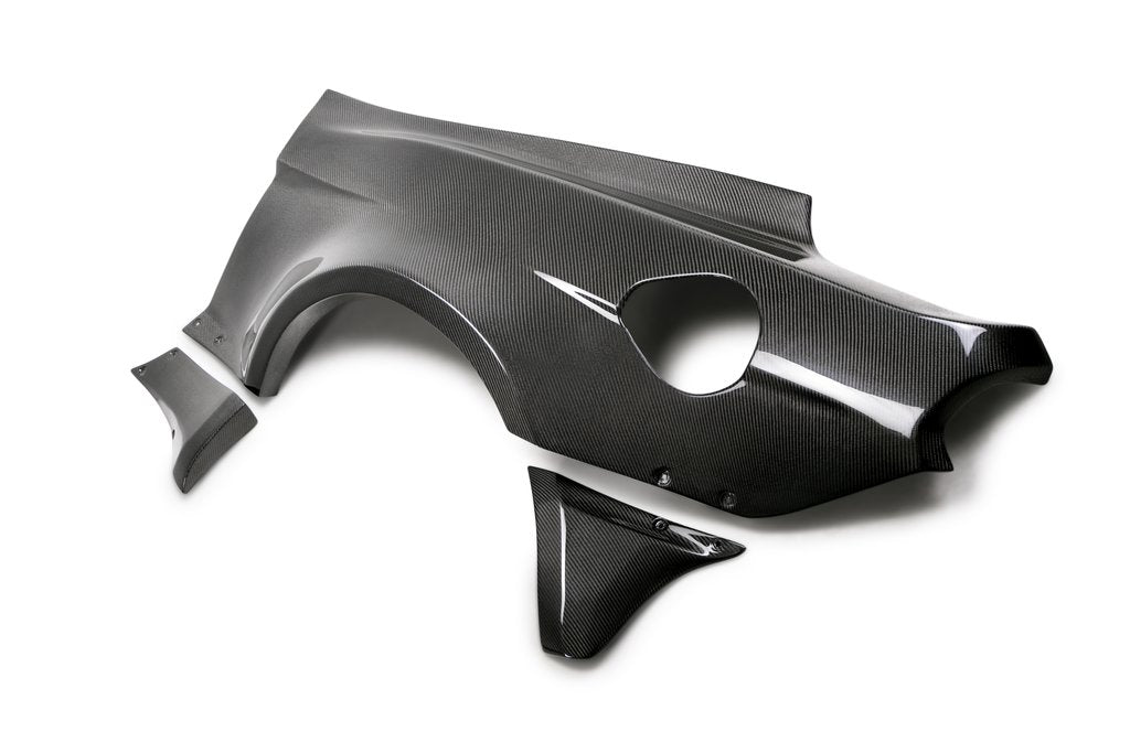 2018-2023 MUSTANG CARBON FIBER TYPE-JTP FRONT & REAR FENDER FLARE KIT (10 PCS)