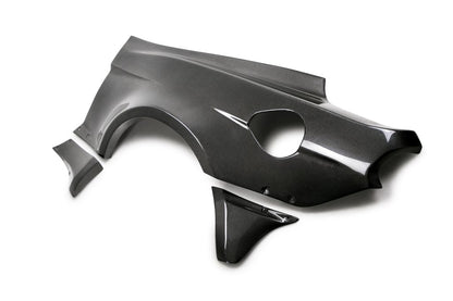 2018-2023 MUSTANG CARBON FIBER TYPE-JTP FRONT & REAR FENDER FLARE KIT (10 PCS)