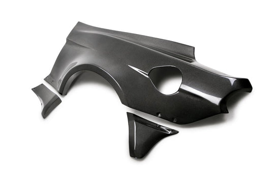 2018-2023 MUSTANG CARBON FIBER TYPE-JTP FRONT & REAR FENDER FLARE KIT (10 PCS)