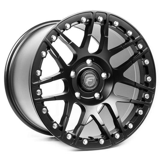 2005-2025 Mustang Forgestar F14 Black Beadlock Wheel 17x10