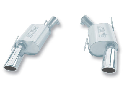 2005-2009 Mustang GT GT500 Borla Touring Axle Back Polished Tips