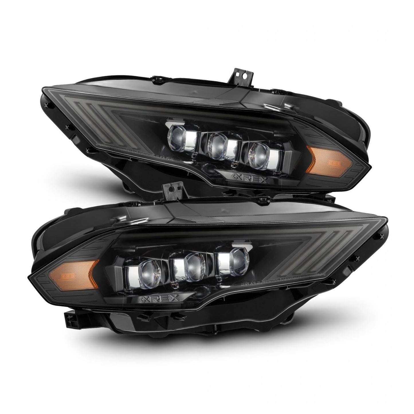 2018-2023 Mustang NOVA-Series LED Projector Headlights Alpha-Black