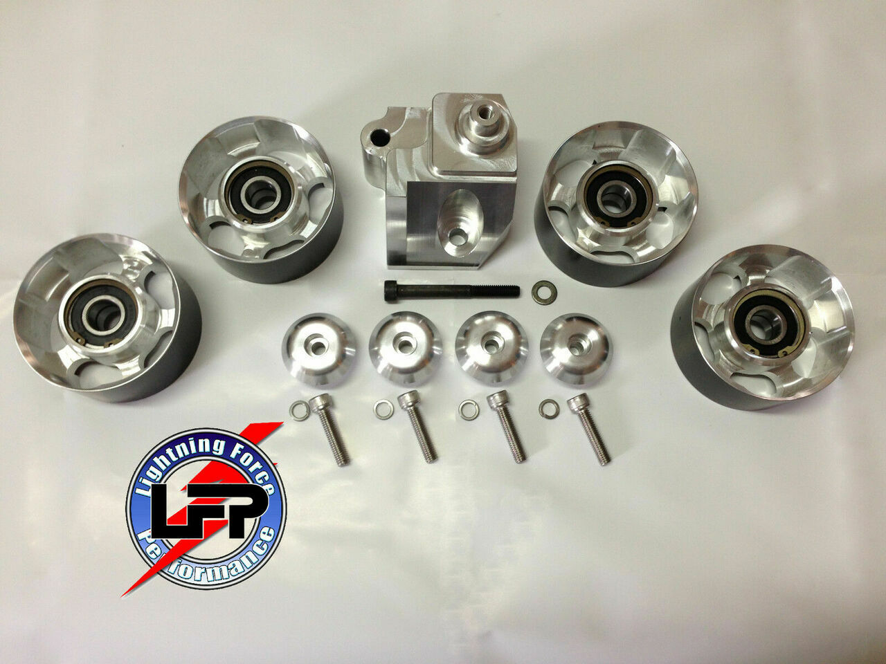 2003-2004 Mustang Cobra LFP Auxiliary Single Bearing Idler Pulley Kit