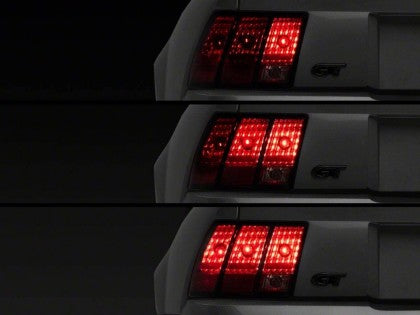 1996-2004 Mustang Excluding 99-01 Cobra Raxiom Sequential Tail Light Kit (Plug-and-Play Harness)