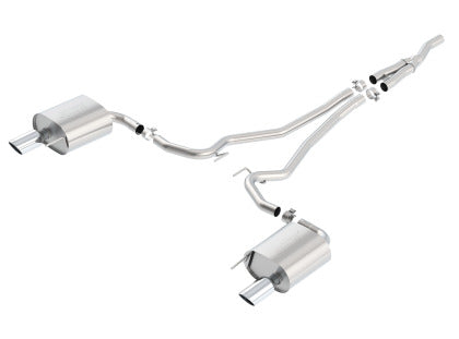 2015-2021 Mustang EcoBoost Borla ATAK Cat-Back Polished Tips