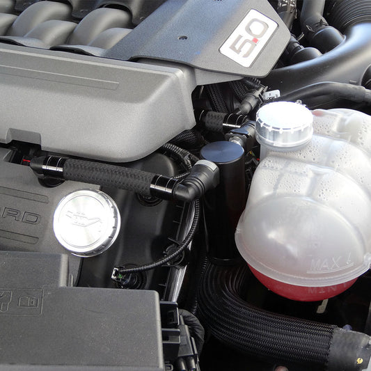 2015-2017 Mustang GT Plug N Play SC Oil Catch Can Separator