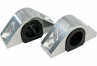 2015-2025 Mustang Steeda Mustang Billet Front & Rear Sway Bar Mount Kit Poly Bushings