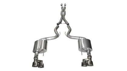 2015-2017 Mustang GT Corsa Xtreme Cat-Back Exhaust with Polished Quad Tips Coupe