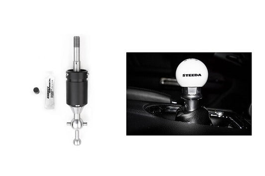 2018-2023 Mustang Steeda Tri-Ax Street Short Throw Shifter & Shift Knob Combo