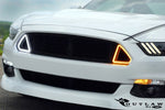 2015-2017 Mustang Classic Design Concepts Mustang Outlaw LED Switchback Upper Grille