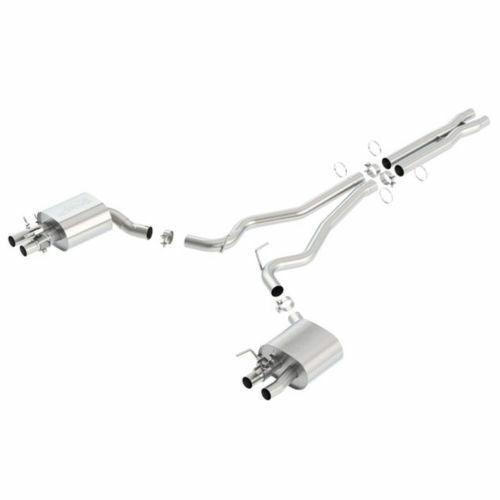 2015-2020 Mustang GT350 GT350R Borla ATAK Cat-Back Stainless Steel