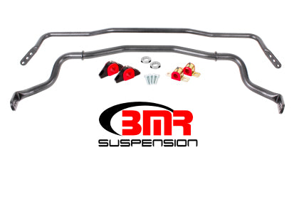 2015-2025 Mustang BMR Sway Bar Kit With Bushings, Front (SB044), Rear (SB045)